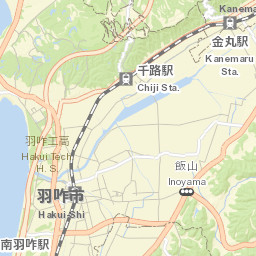 Hakui Street Map
