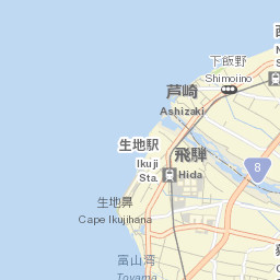 Kurobe-shi Street Map
