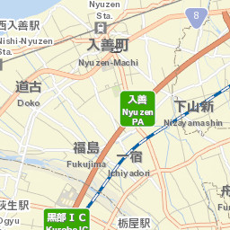 Nyūzen Street Map