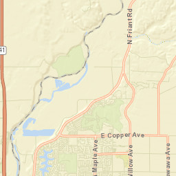 Gordon California Street Map
