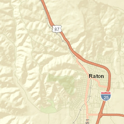 Raton Street Map