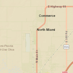 South 550 Road, Miami, OK 74354, America Street Map