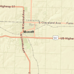 442 North Bridle Lane Monett MO Street Map