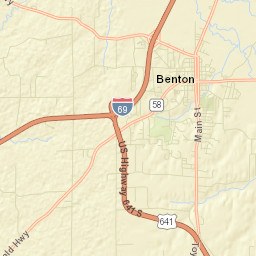 Benton Street Map
