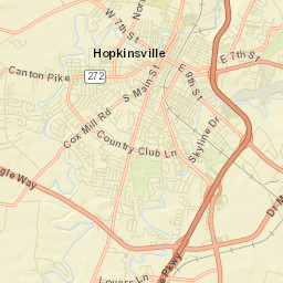 Hopkinsville Street Map