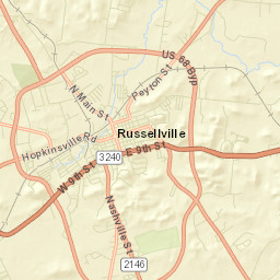116-121 South Main Street, Russellville, KY Street Map