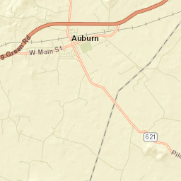 Auburn Street Map