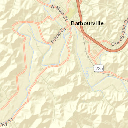 Barbourville Street Map