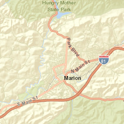 Smyth County Street Map