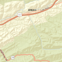 Atkins Street Map