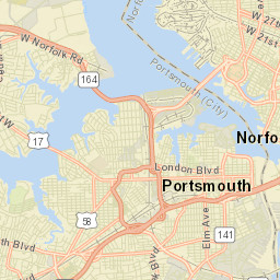Portsmouth Heights Street Map