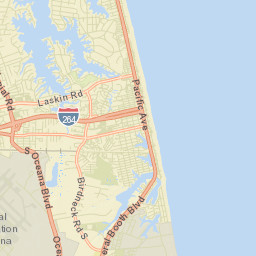 Virginia Beach Street Map