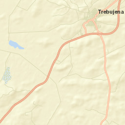 Trebujena Street Map