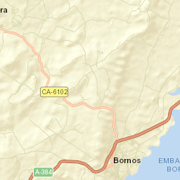 Bornos Street Map
