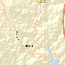 Almogía Street Map