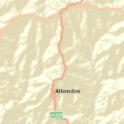 Albondón Street Map