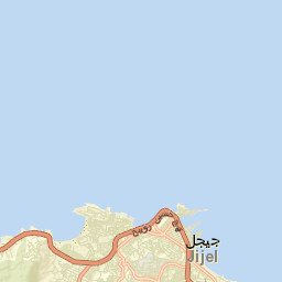 Jijel Street Map