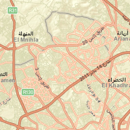Ariana Street Map