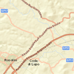 Rosolini Street Map