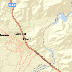 Ortaca Street Map