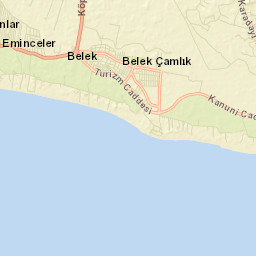 Belek Street Map