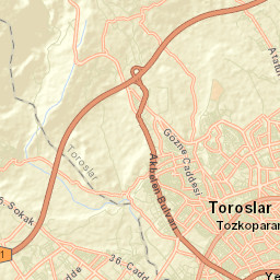 Toroslar Street Map