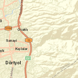 Dörtyol Street Map