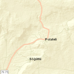 Polateli İlçesi Street Map