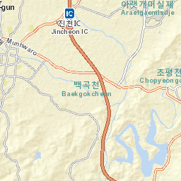 Chinch'ŏn Street Map
