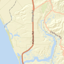 Elkhorn California Street Map