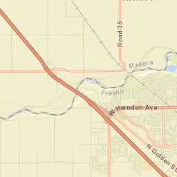Herndon California Street Map