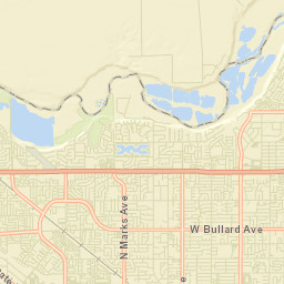 Sierra Sky Park California Street Map