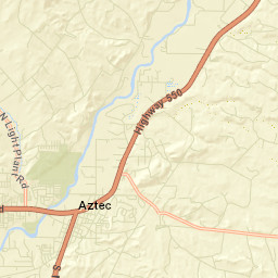 16297-16301 NE Aztec Blvd Aztec NM Street Map