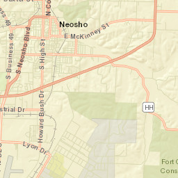 311 S Neosho Blvd Neosho MO Street Map