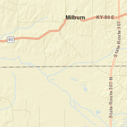 6511-6989 KY-80 Arlington KY Street Map