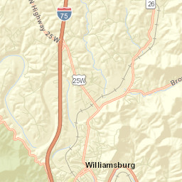 Whitley County Street Map