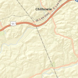 Chilhowie Street Map