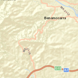 Benamocarra Street Map