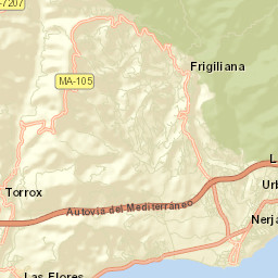 Frigiliana Street Map