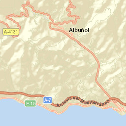 Albuñol Street Map