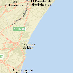 Roquetas de Mar Street Map