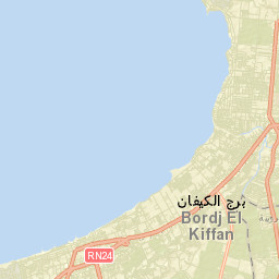 Bordj el Kiffan Street Map