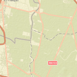 El Hadjar Street Map