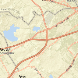 Mu‘tamadīyat Manūbah Street Map