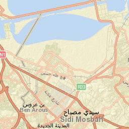 Ben Arous Street Map
