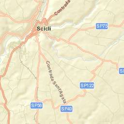 Scicli Street Map