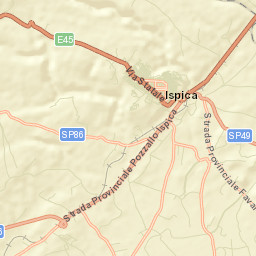 Ispica Street Map