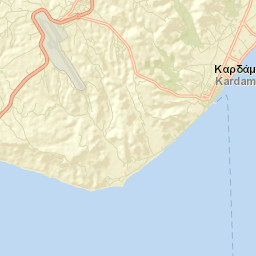 Kardámaina Street Map