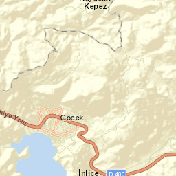 Göcek Street Map
