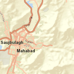 Mahabad Street Map